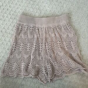 Princess Polly Crochet Knit Shorts